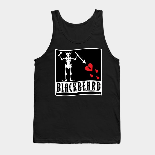 Blackbeard Tank Top by PrettyGhoul